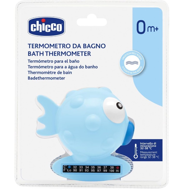 CHICCO TERMOMETRO DA BAGNO PER NEONATI - PESCIOLINO AZZURRO